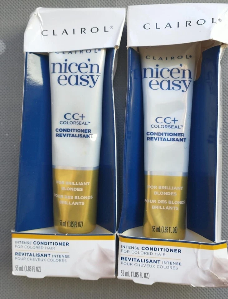4 Clairol N Easy CC Colorseal Conditioner for Brilliant Blondes 55ml Each