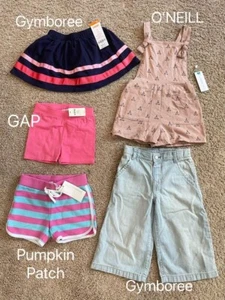 NWT 5-pc girl summer clothes lot, 3T, Gymboree, GAP, Pumpkin Patch, O’Neill - Picture 1 of 1