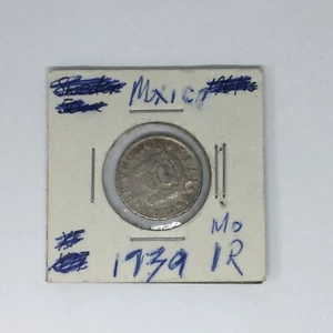 Mexico 1739 Mo MF 1 Real Silver Colonial KM#75.1 - Picture 1 of 4