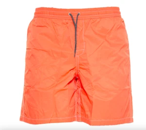A.P.C. Men's Louis Solid Regular Fit Swim Trunks Orange M New $195 PAADJ-H10165 - Picture 1 of 3