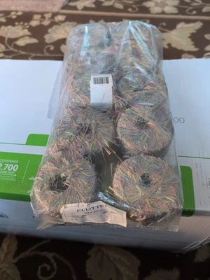 Cinta Flutter Multicolor, 100% Poliéster Sellada Paquete De 8, 75 Yardas, 20 Gramos Foto 1 de 4