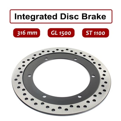 Rear Brake Disc Rotor for Honda Goldwing 1500 GL1500 Valkyrie Tourer 1997-2003 - Image 1 of 4