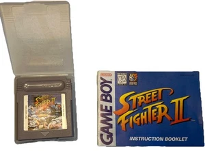 Authentic Street Fighter II + Instruction Booklet for GameBoy tested - Picture 1 of 3