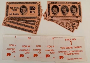 1970's Philadelphia Flyers Record Giveaways Clarke Barber Leach LOT 15 - Picture 1 of 4