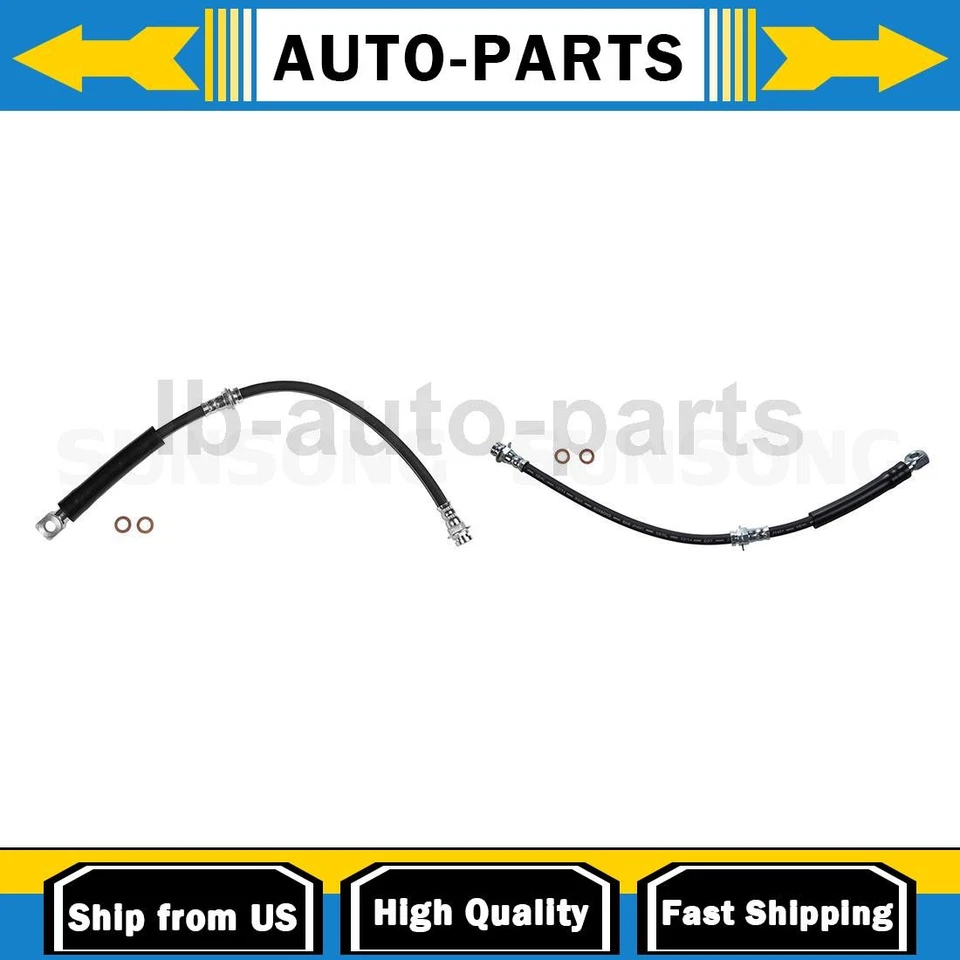 2X Manguera de línea de freno delantero Sunsong para Chevrolet Camaro 1984 1985 1986 1987 Foto 1 de 4