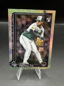 2025 Topps Series 2 Luis Peralta Sand Glitter  Foil RC Rockies - Picture 1 of 2
