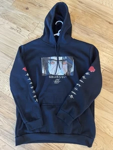 Naruto Hoodie Mens XL Akatsuki Itachi Uchiha Anime Graphic Pullover Cosplay - Picture 1 of 8