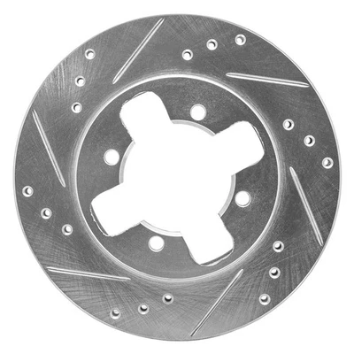 For Nissan 300ZX 84-86 Brake Rotor eLINE Drilled & Slotted 1-Piece Front Driver Foto 1 de 4