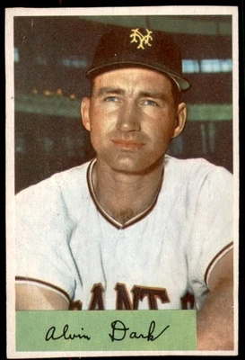 1954 Bowman #41 AL DARK  New York Giants  NM-MINT - Image 1 of 2