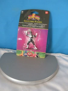 Brand New Vintage: Black Power Ranger Collectible Figure 3" Bandai 1993 Series 1 - Picture 1 of 2