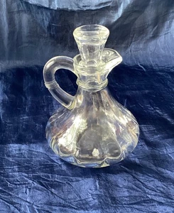 Anchor Hocking 980R Presence Cruet with Hollow Stopper 5” Tall - Picture 1 of 12