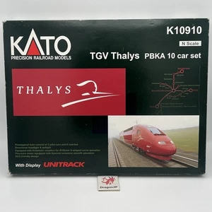 KATO N Scale TGV-Thalys PBKA 10 Car Set K10910 USED TESTED - Picture 1 of 4