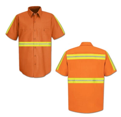 Camisas uniformes de remolque de trabajo de seguridad reflectantes de alta visibilidad Red Kap Foto 1 de 4