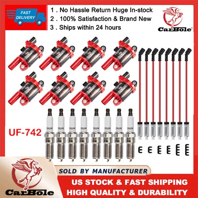 8PC Ignition Coils Set UF742 For 2015-2022 Chevrolet Suburban Tahoe 5.3 6.0 6.2L - Image 1 of 4
