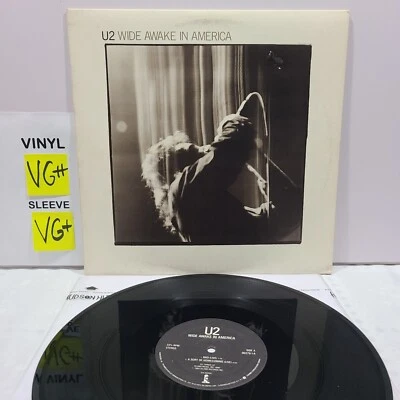 U2 Wide Awake in America EP Island 1985 VG++ Vinyl Original US SRC Pressing #P81 - Image 1 of 4