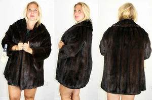 Ranch Nerz Pelz Jacke Größe Large 10 12 L Efurs4less - Bild 1 von 5