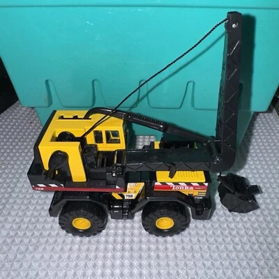 1998 Mighty Mini Maisto 孩之宝 Tonka 起重机施工卡车玩具 758 全新带盒 5000 — 第 1/4 张图片