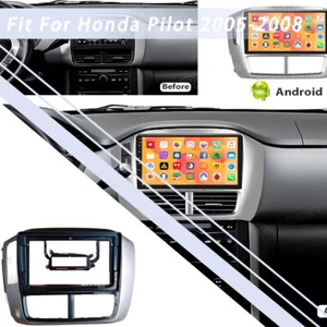 Fascia Stereo Radio Bezel Panel Frame DVD Trim 2 Din For Honda Pilot 05-08 Auto - Picture 1 of 1