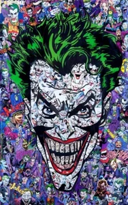 Digital Picture  Image Photo Pic Wallpaper Background AI ART Joker DC Marvel - Picture 1 of 1