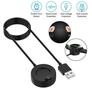 USB Charger Charging Dock Cable Fit for Garmin Fenix 5 5S 5X 6X 6S Plus - Picture 1 of 9