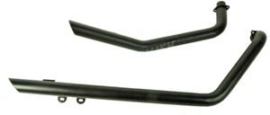 MAC Honda 1987-96 VT1100C 1100 Shadow Black Slashback Drag Exhaust Pipes - Picture 1 of 2