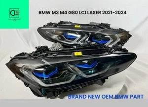 BMW M3 M4 G80 G82 LASER LED SCHEINWERFER BEIFAHRERSEITE LINKS 2020 2021 2022 OEM NEU - Bild 1 von 2