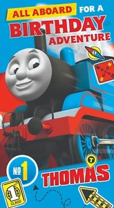 Kids Birthday Card Thomas the Tank Engine Includes Envelope - Picture 1 of 3