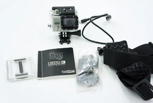 GoPro Hero 3 Biała kamera akcji Pakiet Uchwyt głowicy Obudowa wodna, więcej #902 - Zdjęcie 1 z 4