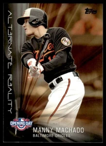 2016 Topps Opening Day Alternate Reality Manny Machado Baltimore Orioles #AR-1 - Picture 1 of 2