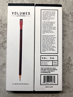 12 lápices Palomino Blackwing volúmenes 344 - Dorothea Lange - septiembre de 2016 RARO Foto 1 de 4