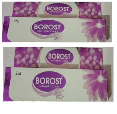 Borost Crema Antifúngica Anti Iching Piel Fina Herbal Ayurvedic Pack-4 Foto 1 de 3