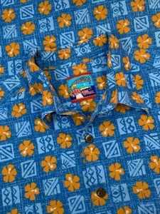 Reyn Spooner Joe Kealoha's Hawaiian Shirt M Medium Mens Floral Kealoha's Blue - Picture 1 of 9