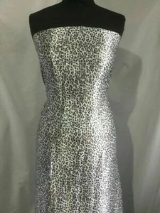 NUEVA Tela Estampada de Leopardo Satén Multicolor Sedosa Suave Diseñador de Clase Alta 3 - Imagen 1 de 6