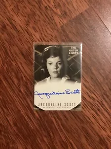 The Outer Limits Premiere Edition Jacqueline Scott Autograph card A12 - Picture 1 of 2