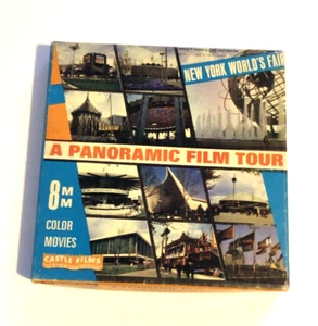 1964 NY World's Fair - Panoramic Film Tour - Vintage Castle Films 9101 Color 8MM - Picture 1 of 10