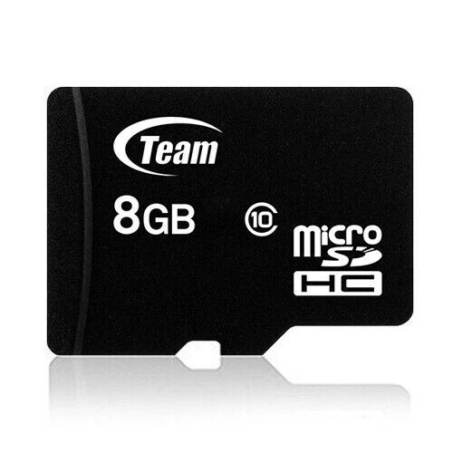 8GB or 16GB micro SD Team Class 10 SDHC TF Flash Data Memory Card 2, 5, 10 Pack - Image 1 of 1
