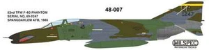 CAM DECALS (AKA) MILSPEC, MS 48-007, Maßstab 1:48, F-4G, 52nd TFW, SPANGDAHLEM AFB - Bild 1 von 4