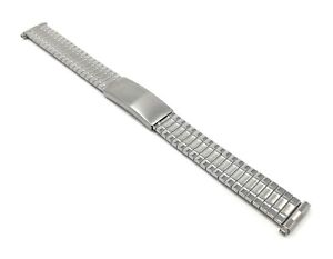Bandini Steel Stretch Watch Band Expansion Strap Adjustable 12-14mm Silver, Gold