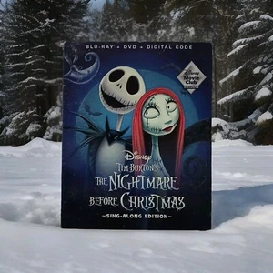 DISNEY MOVIE CLUB DMC EXCL NIGHTMARE BEFORE CHRISTMAS SING-ALONG ED BLU-RAY/ DVD - Picture 1 of 6