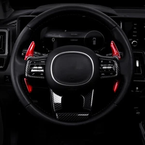 Real Carbon Fiber Steering Wheel Shift Paddle Extension For Kia Sorento 21-2025 - Picture 1 of 7