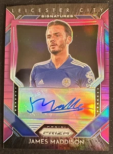 Panini 2020-21 Premier League Prizm Leicester City James Maddison Autograph /99 - Picture 1 of 2