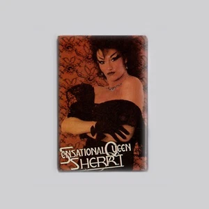 SHERRI MARTEL - 2"x3" FRIDGE MAGNET (vintage wrestling poster sensational) - Picture 1 of 2