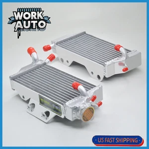 Left & Right Aluminum Radiator fits Honda CR250R CR 250R 2005-2007 2006 Polished - Picture 1 of 9