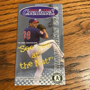 2002 Vancouver Canadians Pocket Schedule Scotiabank - Picture 1 of 2