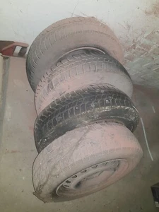 4 Winterreifen 165/70 R14 für Corsa B Winterräder plus Notrad 155er - Bild 1 von 12