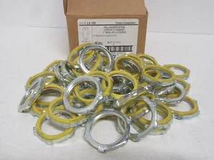 Schachtel mit 50 NEU ABB Thomas & Betts LS-103 1" FLÜSSIGKEITSDICHTE LEITUNG DICHTUNG KONTERMUTTER - Bild 1 von 5