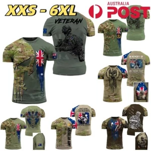 Australian Flag T-Shirt Short Sleeve Australia Day Aussie Souvenir Unisex Adult - Bild 1 von 19