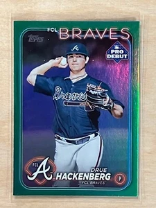 2024 Topps Pro Debut Green Foil Drue Hackenberg 95/99 Atlanta Braves - Bild 1 von 2