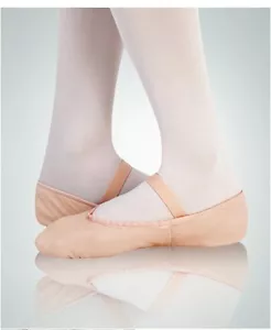 Angelo Luzio 201C T. Pink Toddler 11.5W (Tots 10) Full Sole Leather Ballet Shoe - Picture 1 of 2