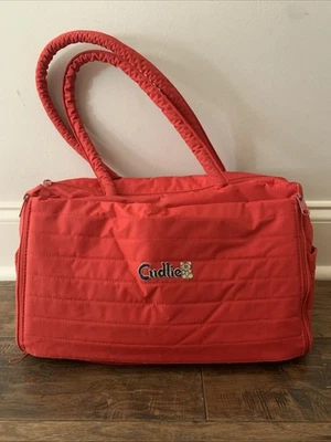 Cudlie новый подгузник чейнджер сумка красный 14 X 10 водостойкий подушечка 2 внешних кармана - Изображение 1 из 4